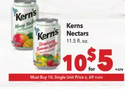 Vallarta Supermarkets Kerns Nectars offer