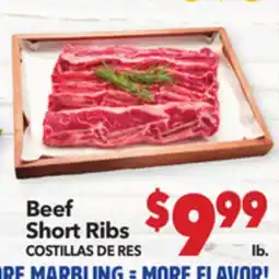 Vallarta Supermarkets Beef Short Ribs / COSTILLAS DE RES offer