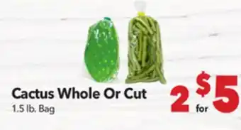 Vallarta Supermarkets Cactus Whole Or Cut offer