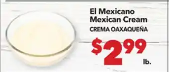 Vallarta Supermarkets El Mexicano Mexican Cream / CREMA OAXAQUEÑA offer