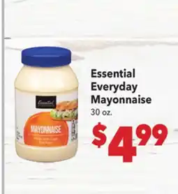 Vallarta Supermarkets Essential Everyday Mayonnaise offer