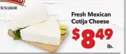 Vallarta Supermarkets El Mexicano Fresh Mexican Cotija Cheese offer