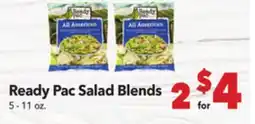 Vallarta Supermarkets Ready Pac Salad Blends offer