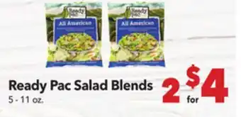 Vallarta Supermarkets Ready Pac Salad Blends offer