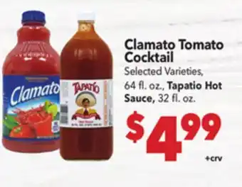 Vallarta Supermarkets Clamato Tomato Cocktail offer