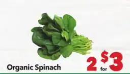 Vallarta Supermarkets Organic Spinach offer