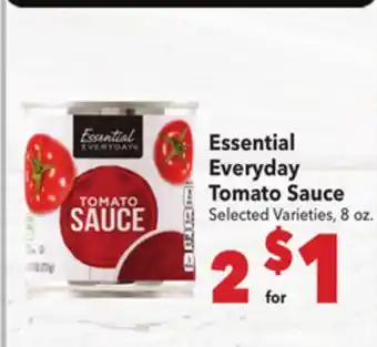 Vallarta Supermarkets Essential Everyday Tomato Sauce offer