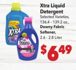 Vallarta Supermarkets Xtra Liquid Detergent offer