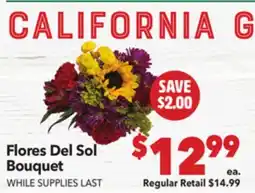 Vallarta Supermarkets Flores Del Sol Bouquet offer