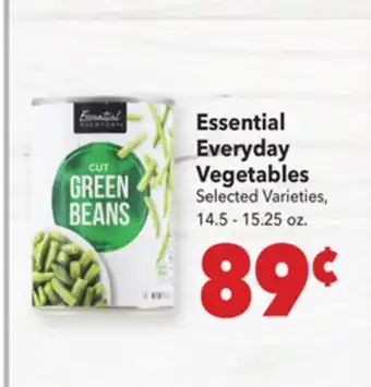 Vallarta Supermarkets Essential Everyday Vegetables offer