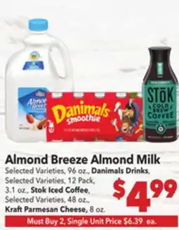 Vallarta Supermarkets Almond Breeze Almond Milk offer