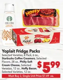 Vallarta Supermarkets Yoplait Fridge Packs offer