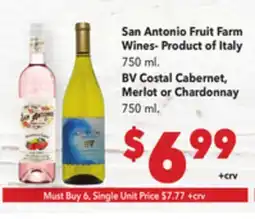 Vallarta Supermarkets San Antonio Fruit Farm Wines offer