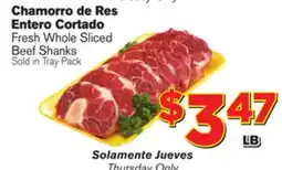 El Super Fresh Fresh Whole Sliced Beef Shanks offer