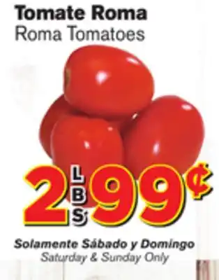 El Super Fresh Roma Tomatoes offer