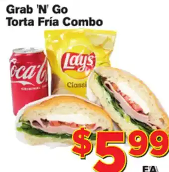 El Super Fresh Grab'N'Go Torta Fría Combo offer