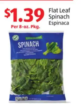 Aldi Flat Leaf Spinach offer