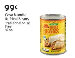 Aldi Casa Mamita Refried Beans offer