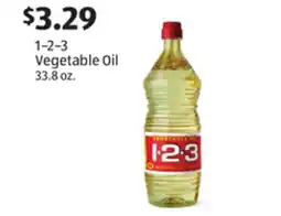 Aldi 1-2-3 Vegetable Oil offer