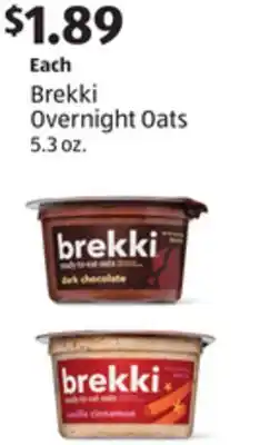 Aldi Brekki Overnight Oats offer