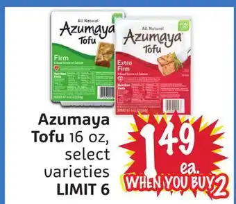 Foodmaxx Azumaya Tofu offer