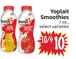 Foodmaxx Yoplait Smoothies offer