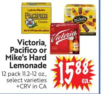 Foodmaxx Victoria, Pacifico or Mike's Hard Lemonade offer