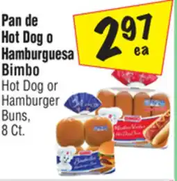 El Super Hot Dog or Hamburger Buns offer