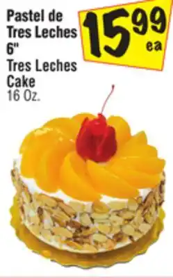 El Super 6 Tres Leches Cake offer