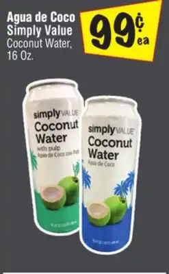 El Super Coconut Water offer