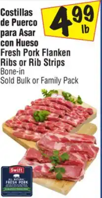 El Super Fresh Pork Flanken Ribs or Rib Strips offer