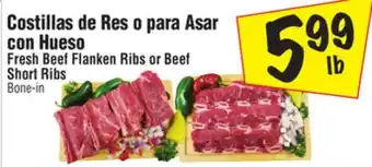 El Super Fresh Beef Flanken Ribs or Beef Short Ribs offer