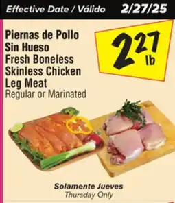 El Super Fresh Boneless Skinless Chicken Leg Meat offer