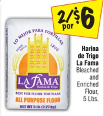 El Super La Fama Bleached and Enriched Flour offer