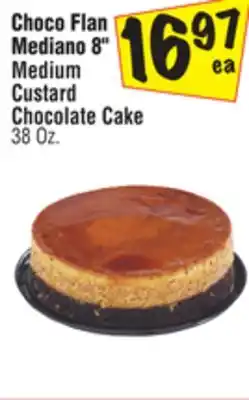 El Super 8 Medium Custard Chocolate Cake offer