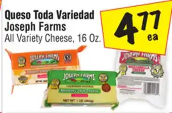 El Super Joseph Farms All Variety Cheese offer