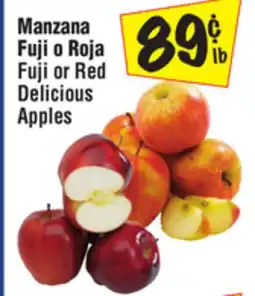 El Super Fuji or Red Delicious Apples offer