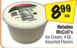 El Super McColl's Ice Cream offer