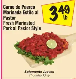 El Super Fresh Marinated Pork al Pastor Style offer