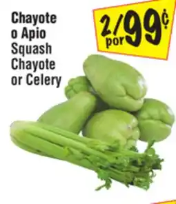 El Super Chayote or Celery offer