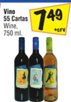 El Super 55 Cartas Wine offer