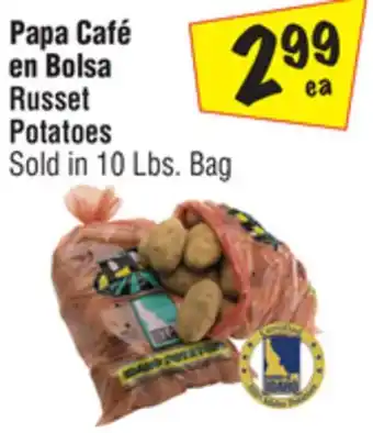 El Super Russet Potatoes offer