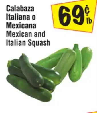 El Super Mexican and Italian Squash offer