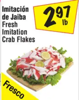 El Super Fresh Imitation Crab Flakes offer