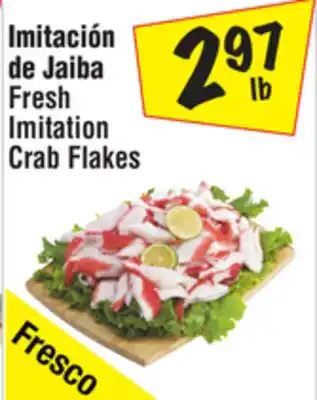 El Super Fresh Imitation Crab Flakes offer