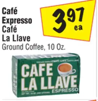 El Super Café La Llave Ground Coffee offer