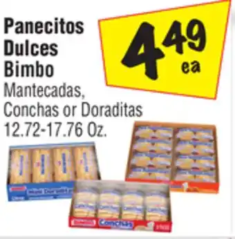 El Super Mantecadas, Conchas or Doraditas offer