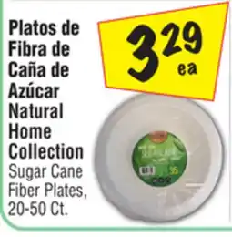 El Super Natural Home Collection Sugar Cane Fiber Plates offer