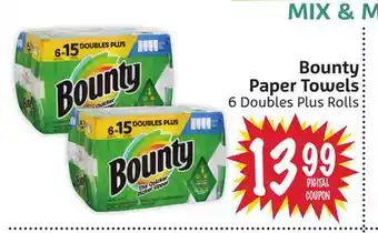 Foodmaxx Bounty Paper Towels offer