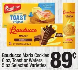 Super King Markets Bauducco Maria Cookies 6 oz, Toast or Wafers 5 oz offer